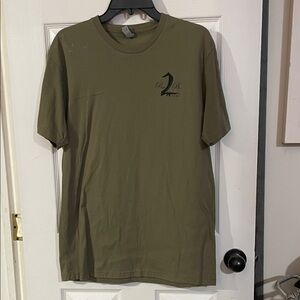 Next Level Apparel "Right to Bear Arms" Olive Short Sleeve Tee. Size L